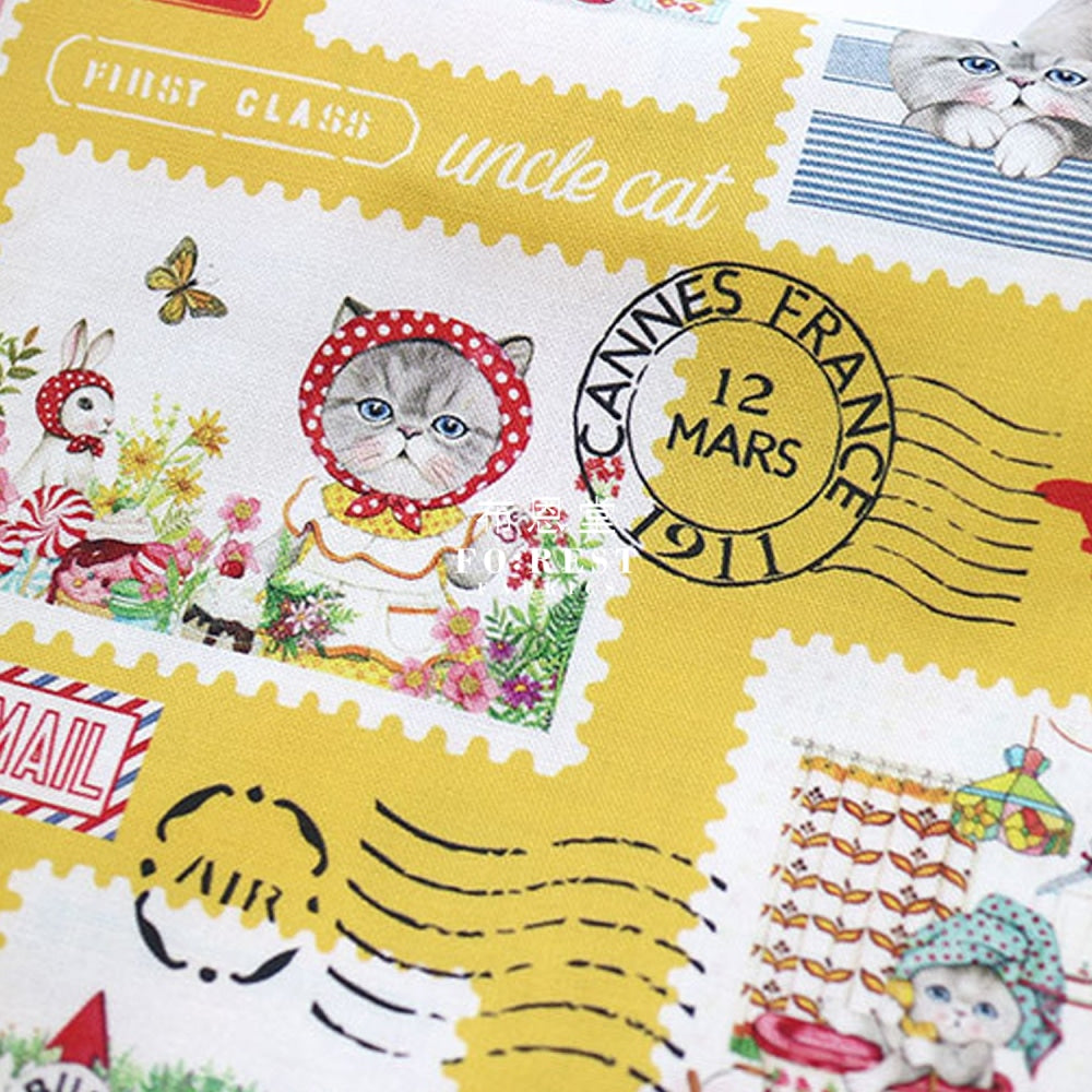 Cotton - Rumis Stamp Fabric