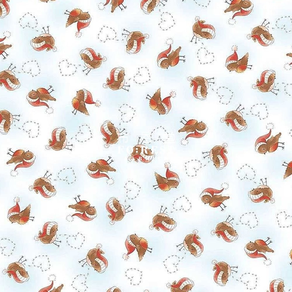 cotton - Snow Little Birds fabric - FO:REST Fabric 布恩堂Liberty fabrictana lawnjapanese fabricykk zipper