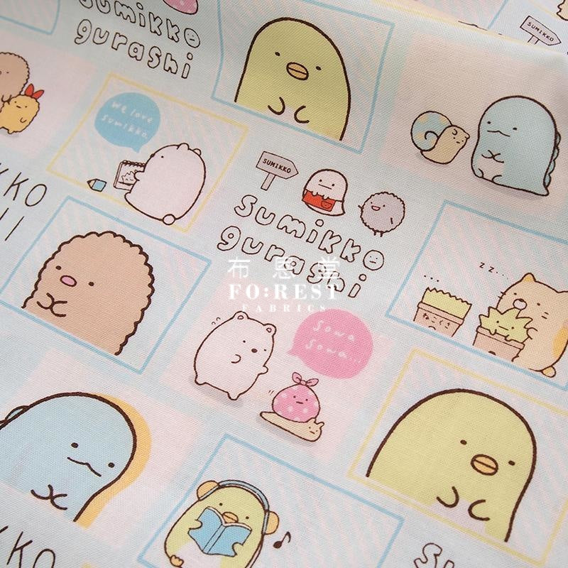 Cotton - Sumikko Gurashi (Member) A Light Blue Oxford