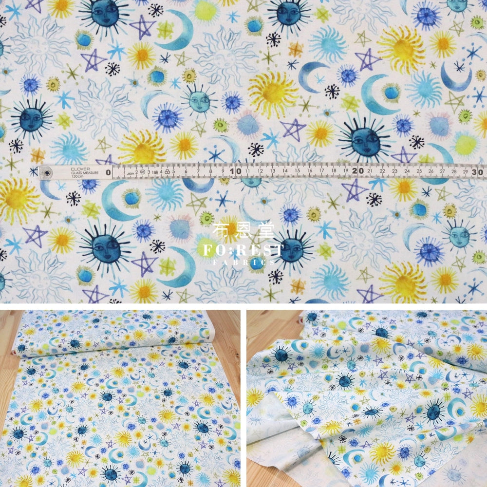 Cotton - Sun & Mooon Fabric