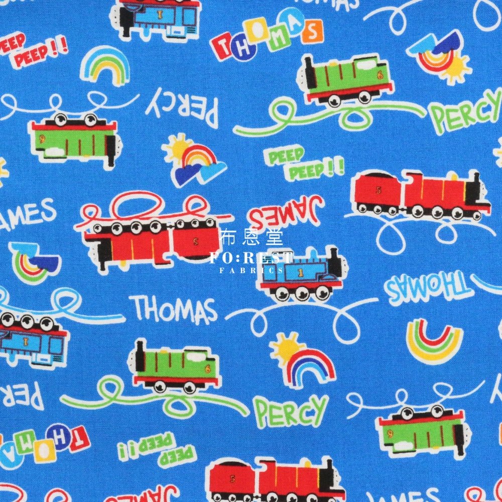 Cotton - Thomas and his friends fabric (member) - FO:REST Fabric 布恩堂Liberty fabrictana lawnjapanese fabricykk zipper