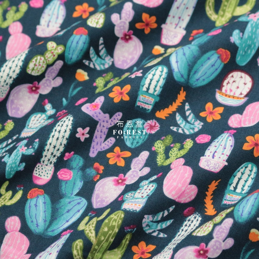 Cotton - Viva Mexico Coco Fabric Cacti