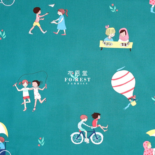 Cotton - Wonderful World Be A Friend Fabric Mari