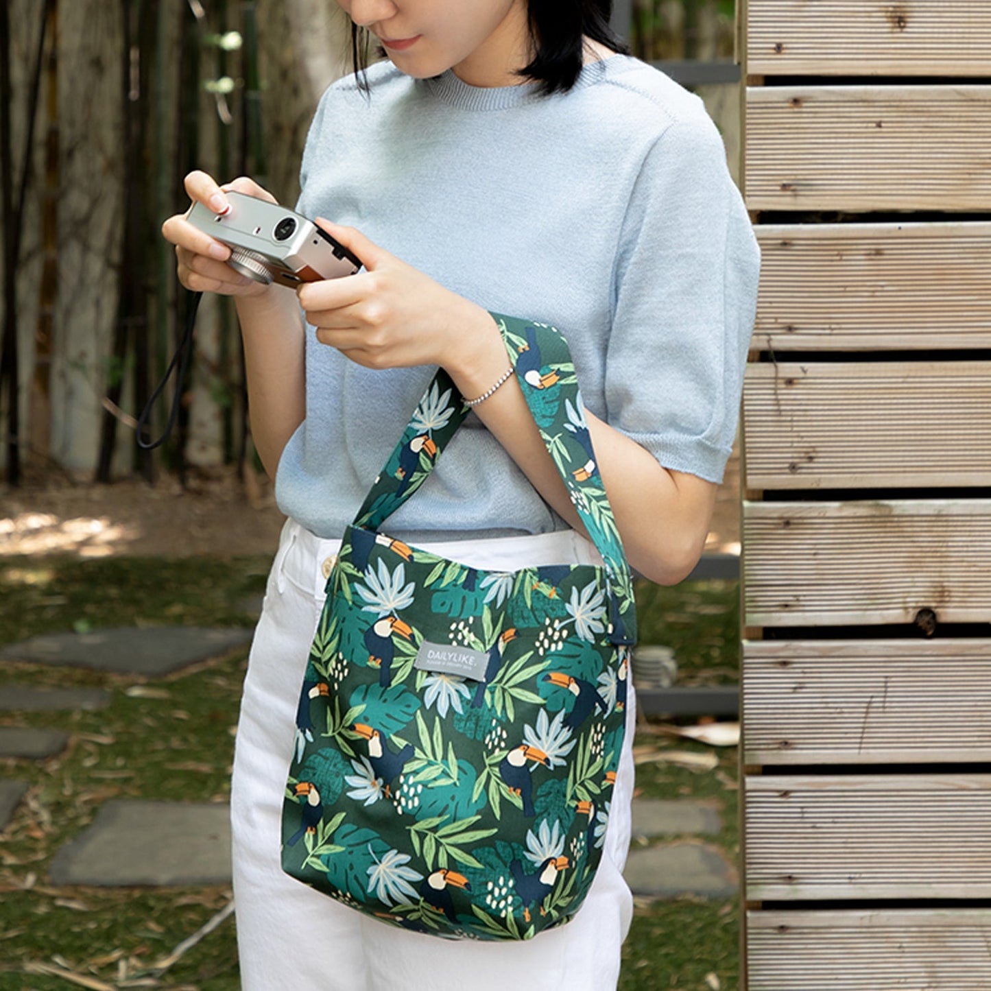 Dailylike oxford - Peaceful dream Fabric - FO:REST Fabric 布恩堂Liberty fabrictana lawnjapanese fabricykk zipper