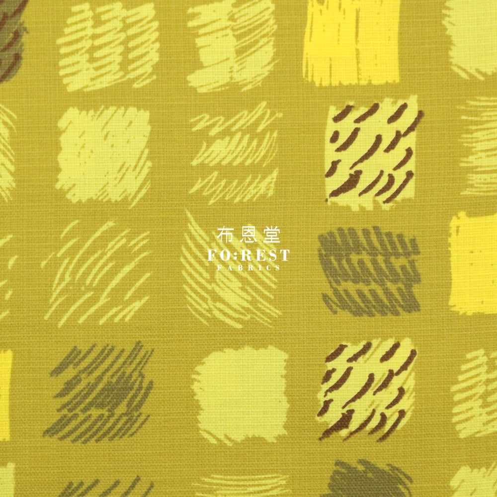 Dobby - Keshiki Denen Fabric Yw Cotton Linen