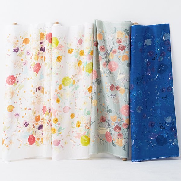 double gauze - Fuccra rakuen B - Nani Iro fabric 二重紗 - FO:REST Fabric 布恩堂Liberty fabrictana lawnjapanese fabricykk zipper