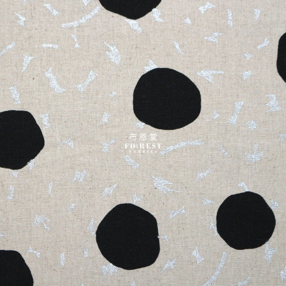 Echino - Cotton Linen Circle Natural