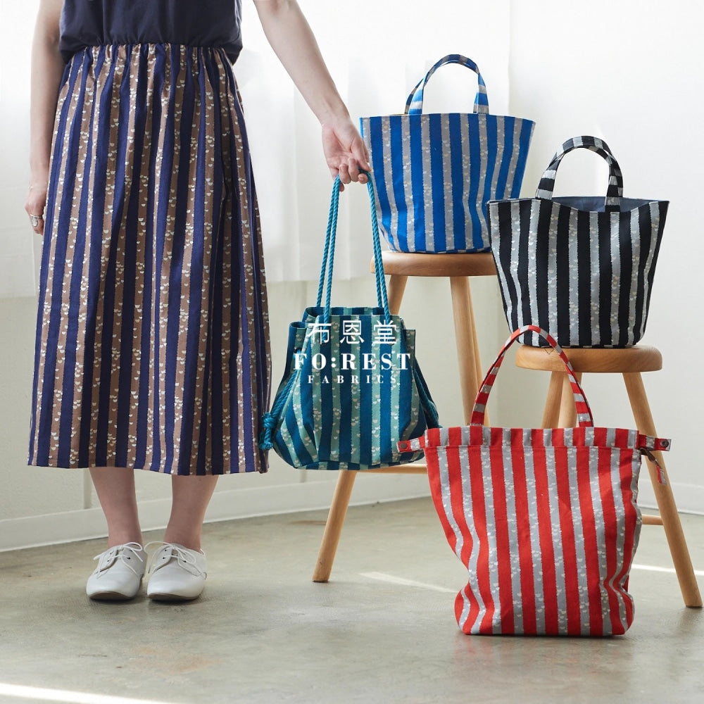 Echino - Cotton Linen Kigi Tree Blue