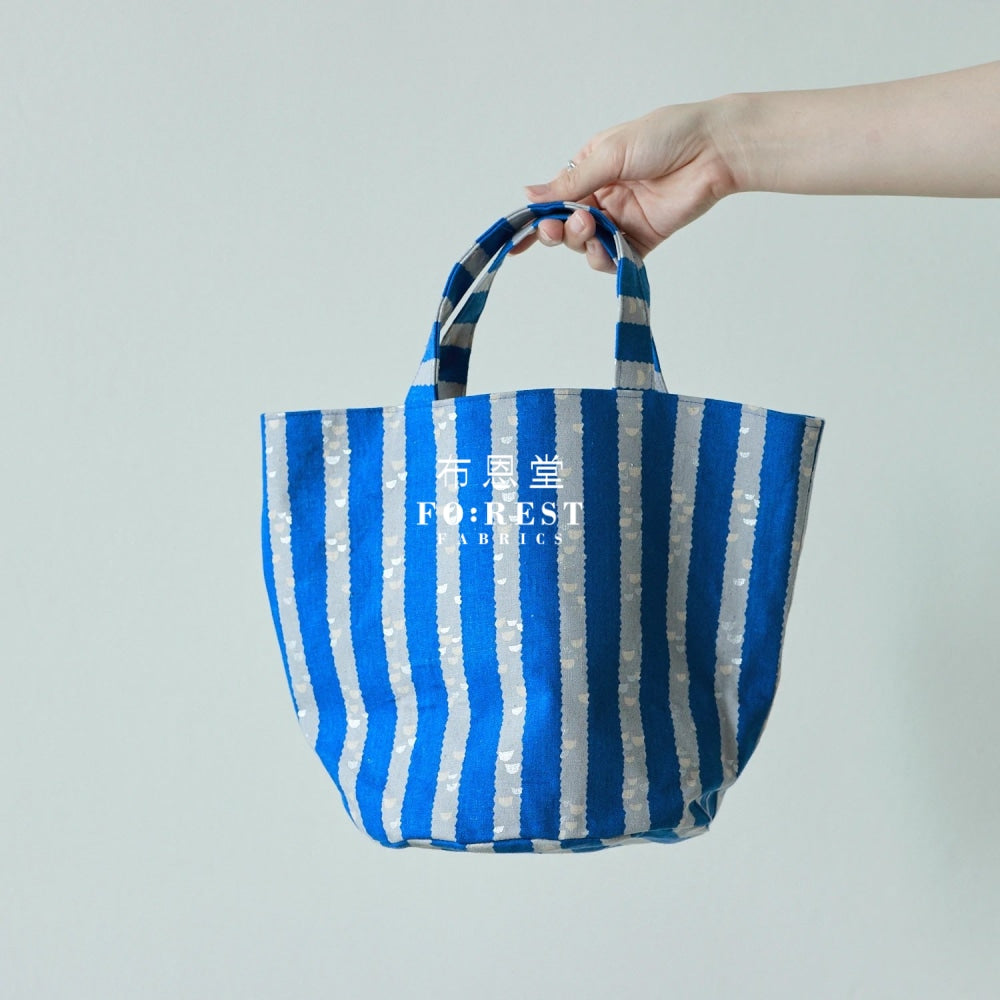 Echino - Cotton Linen Kigi Tree Blue