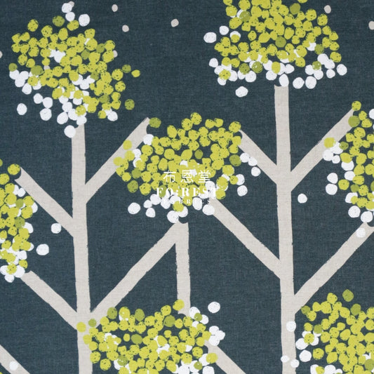 Echino - Cotton Linen Nabana Gray