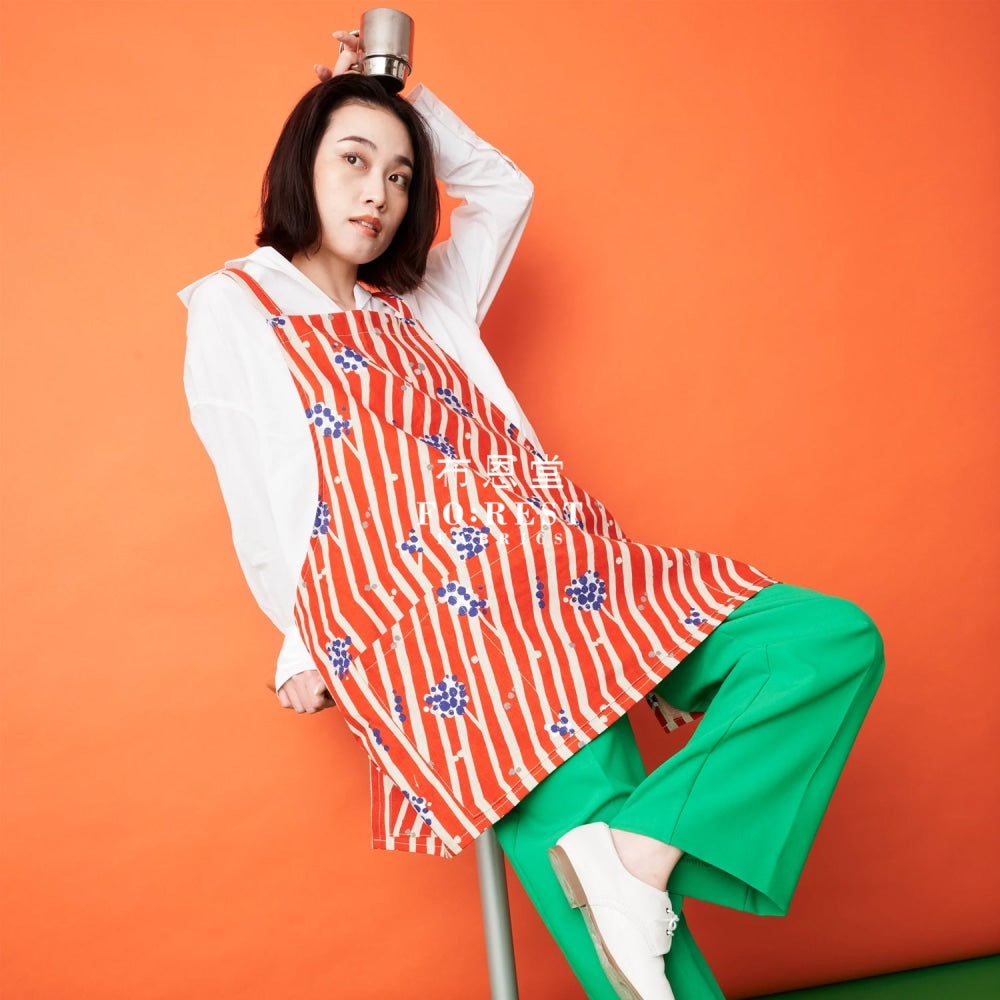 Echino - Cotton Linen Nut Orange Fabric Fabric