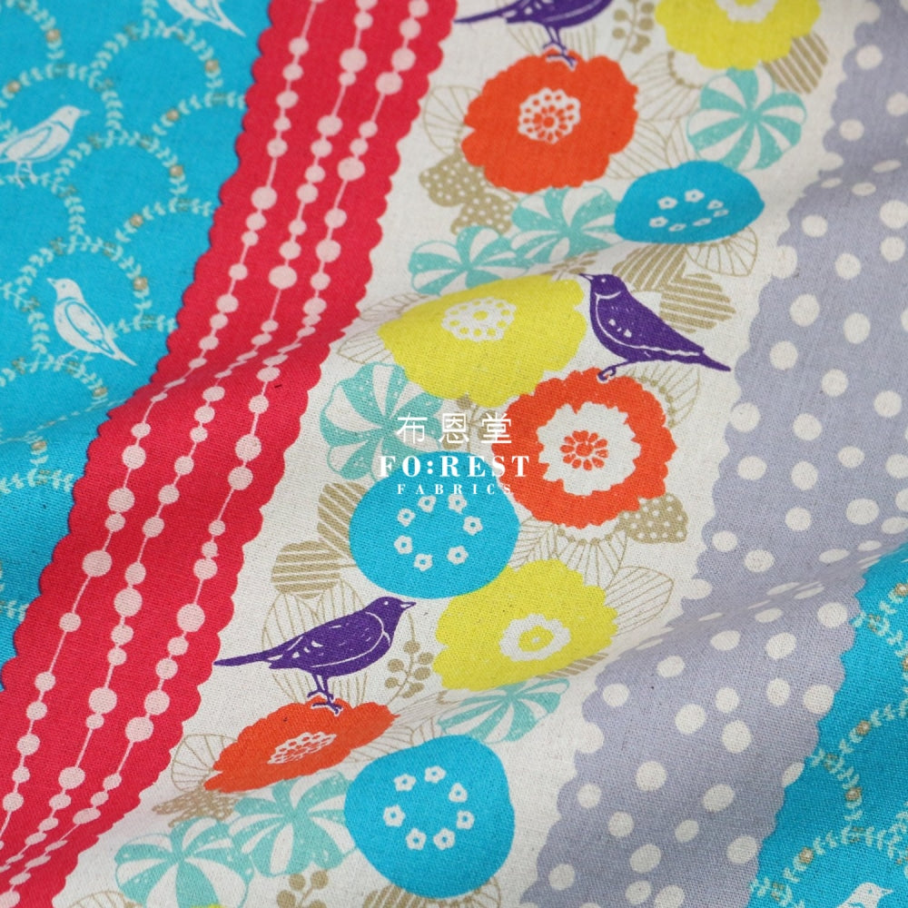 Echino - Cotton Linen Peck Gray