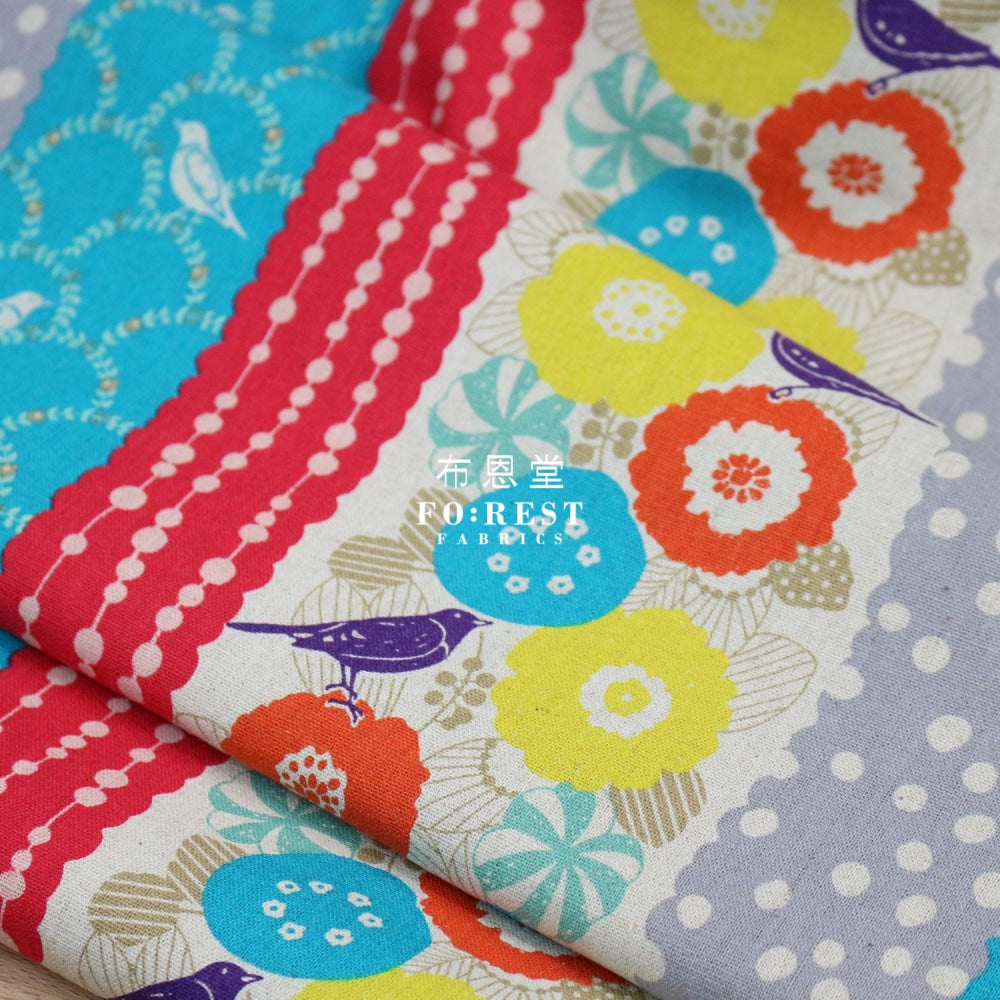 Echino - Cotton Linen Peck Gray