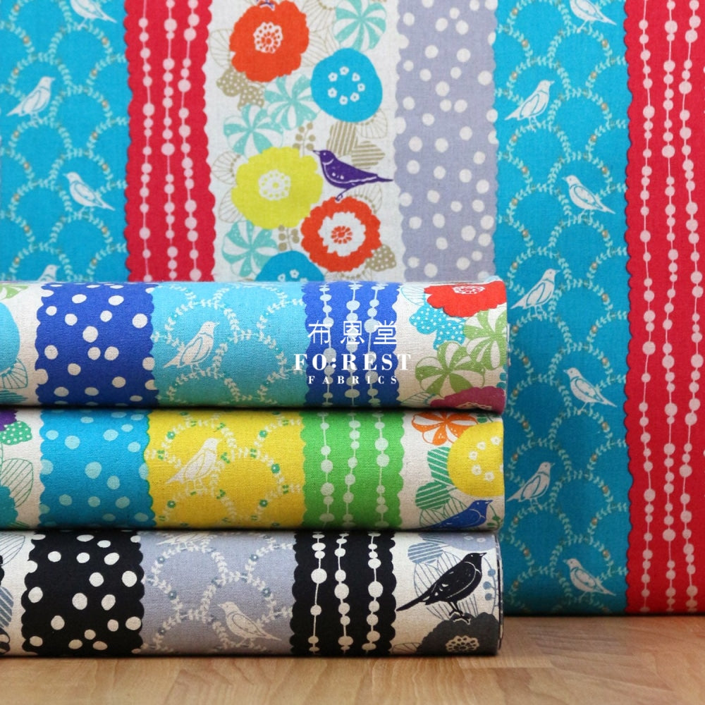 Echino - Cotton Linen Peck Gray