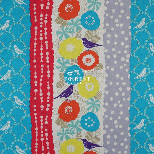 Echino - Cotton Linen Peck Gray