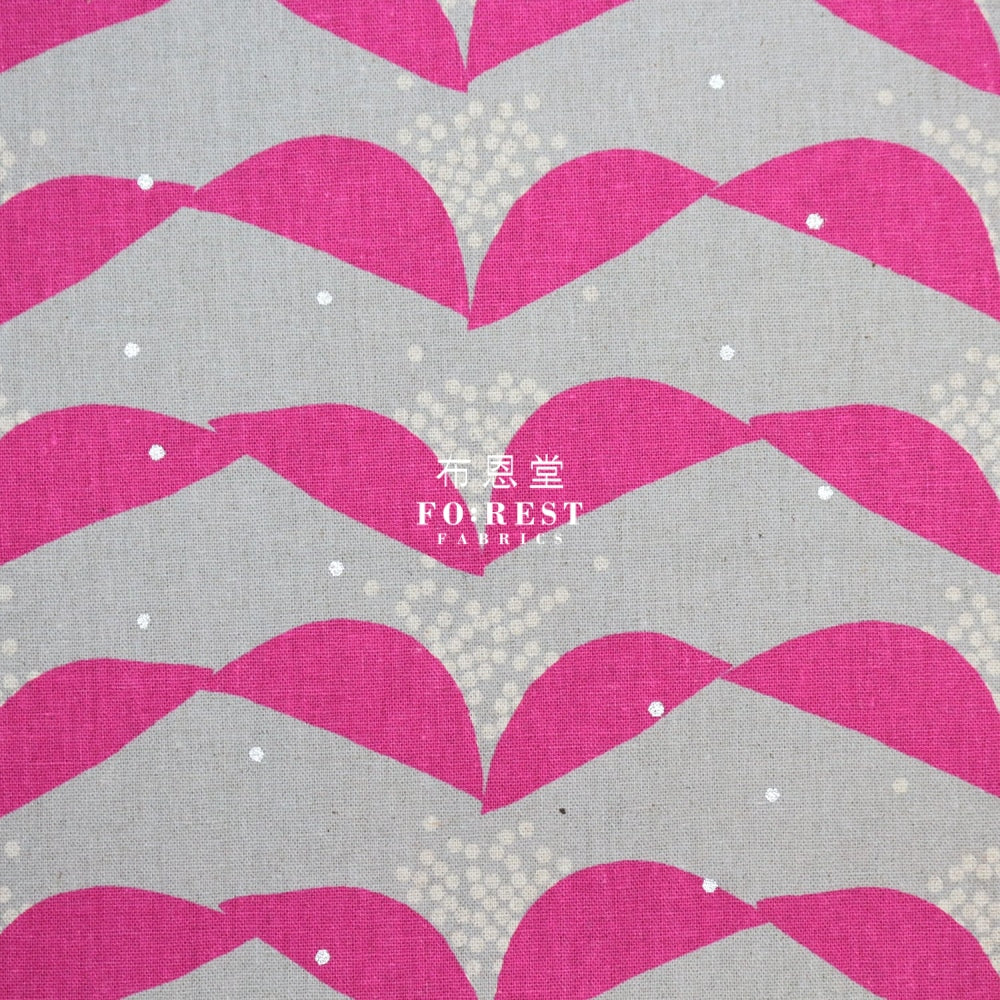 Echino - Cotton Linen Tsubomi Gray