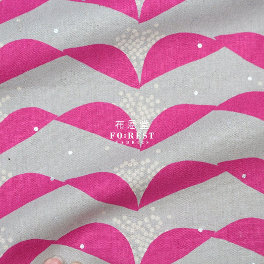 Echino - Cotton Linen Tsubomi Gray