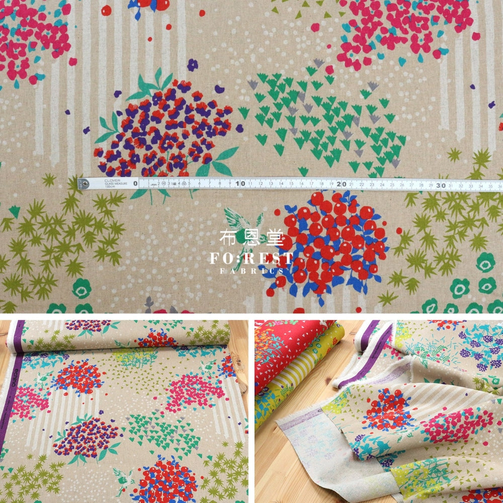 Echino - Cotton Linen View Natuarl Fabric Fabric