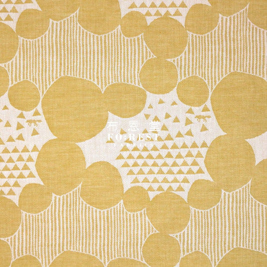 Echino - Jacquard Stone Yellow