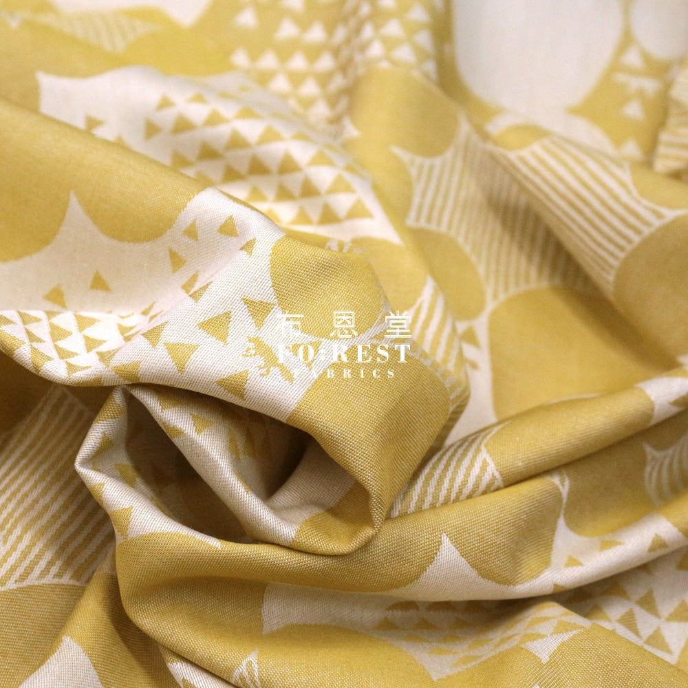 Echino - Jacquard Stone Yellow