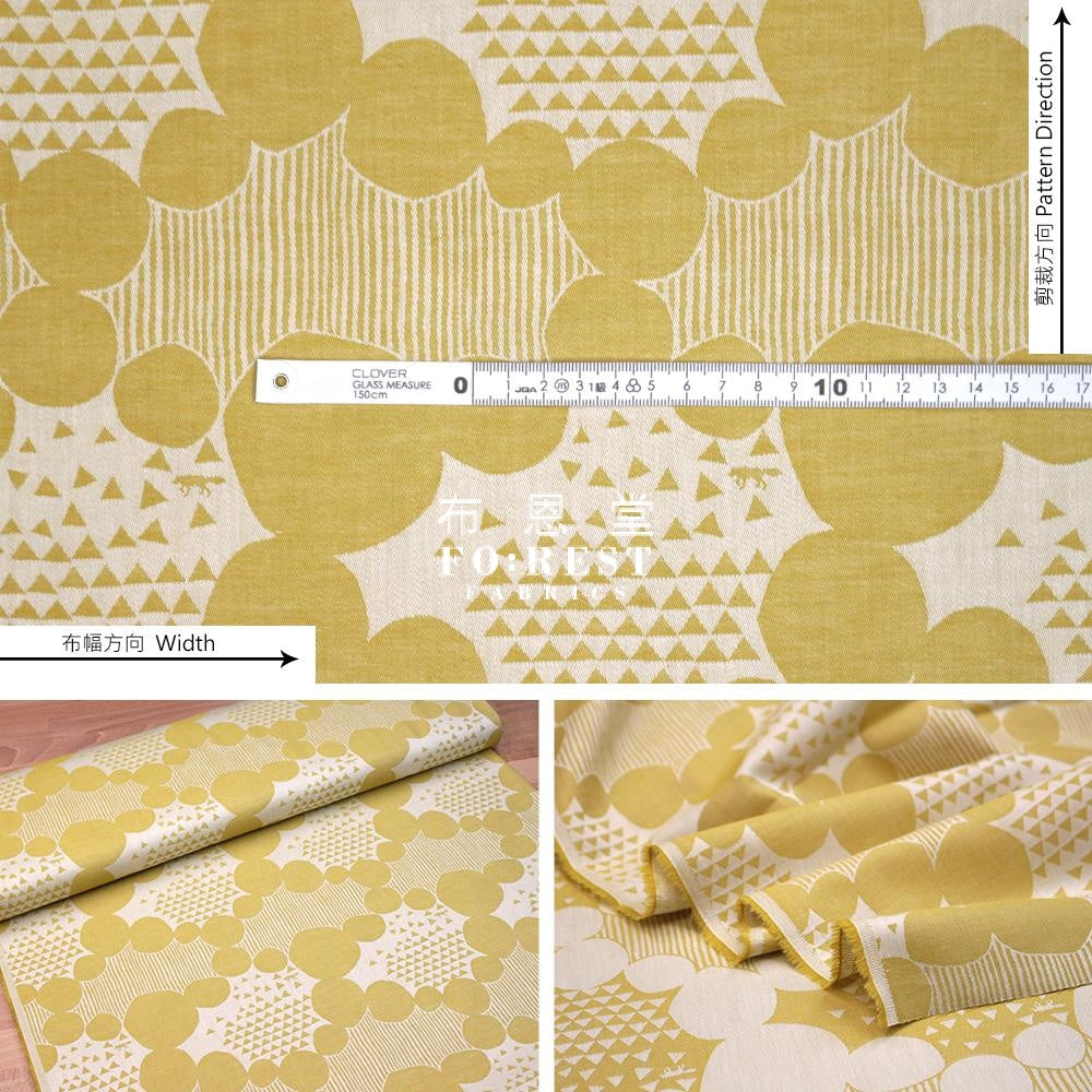 Echino - Jacquard Stone Yellow