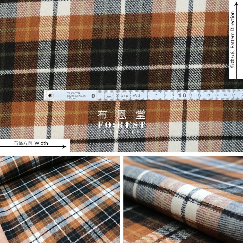 Flannel - Chestnut Tartan Cotton