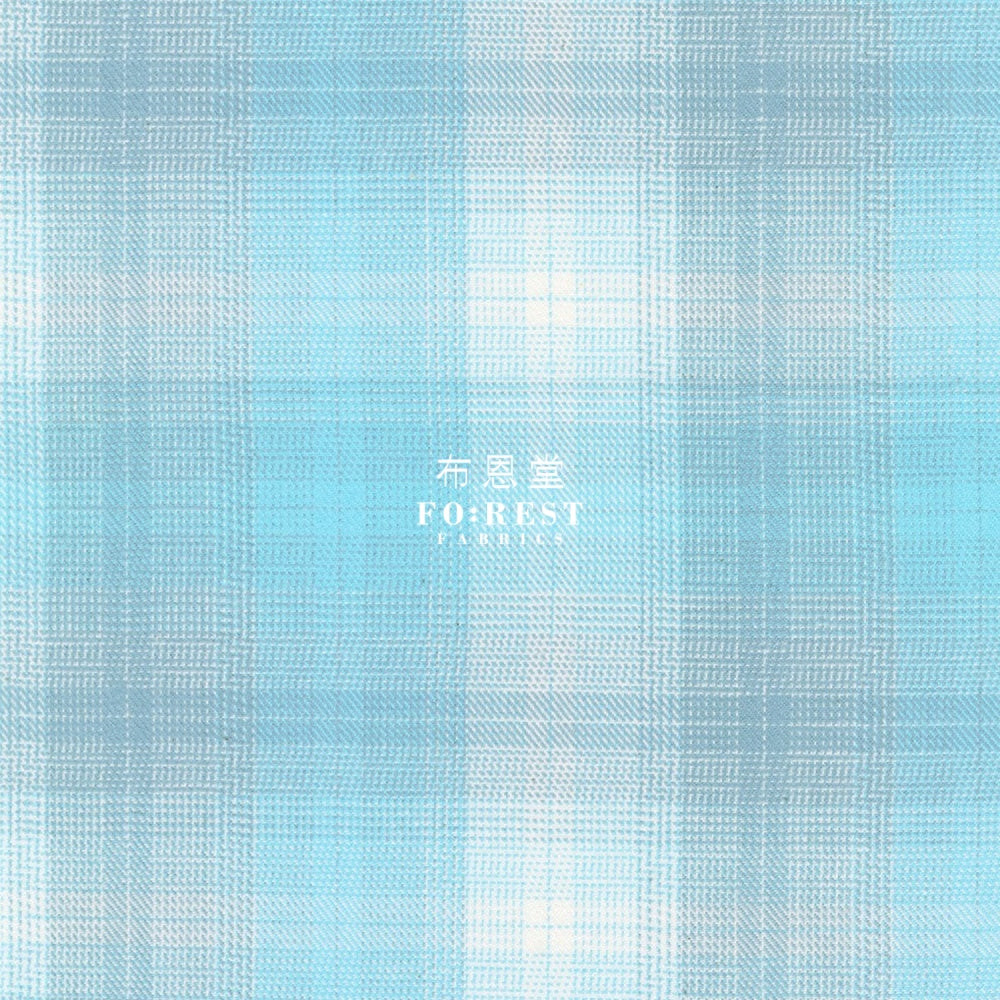 Flannel - Sky Tartan Cotton