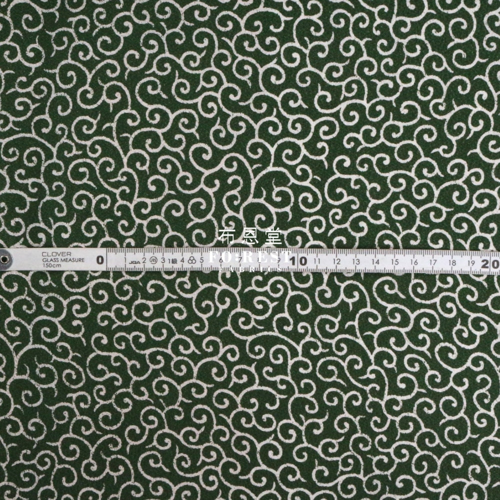 Futakoshi Crepe - Karakusa Fabric Polyester