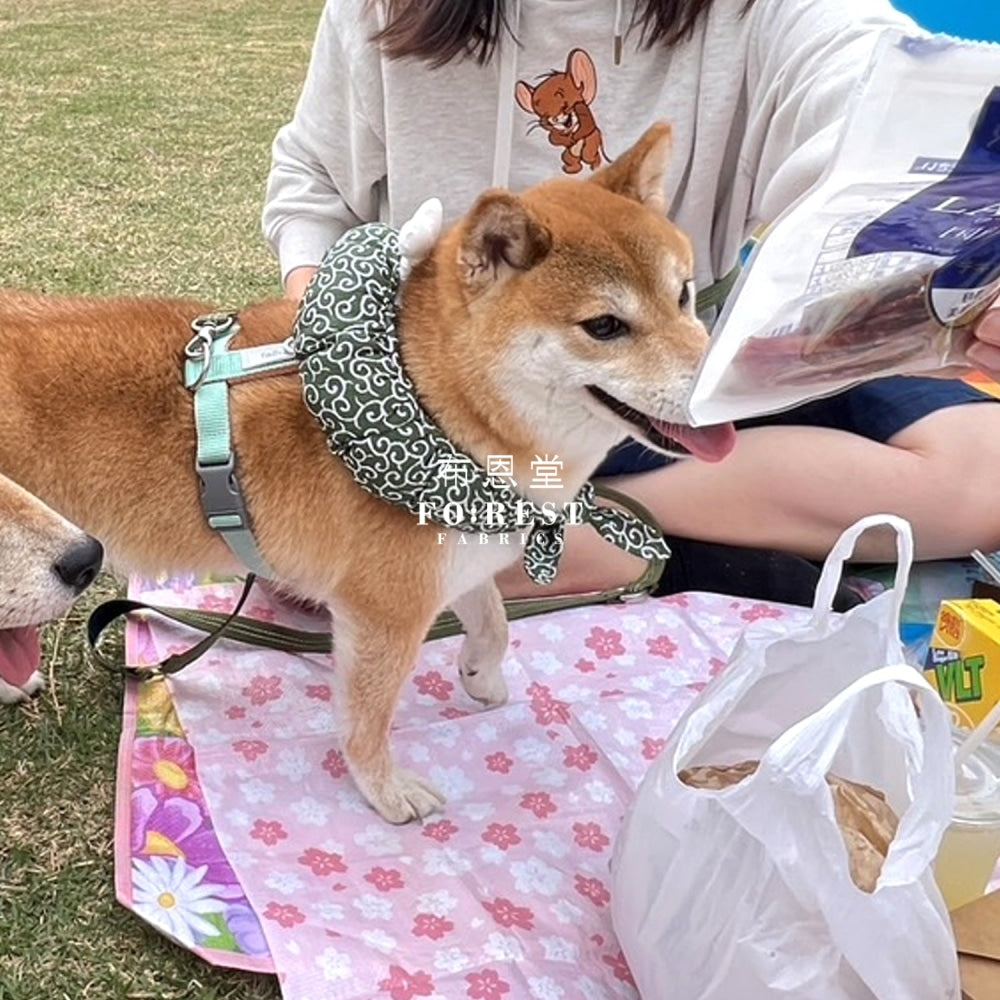 Futakoshi Crepe - Karakusa Fabric Polyester