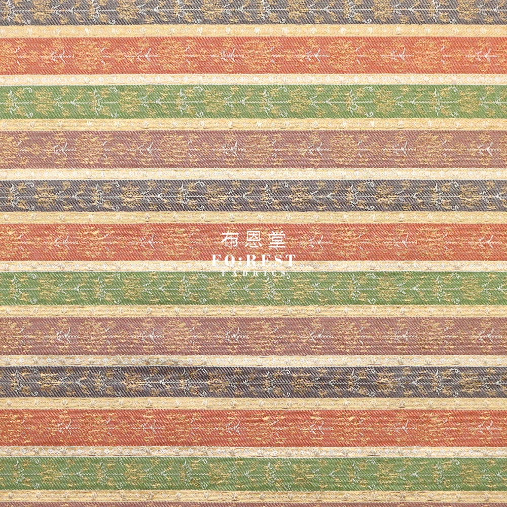 Gold Brocade - Tradition Strip Fabric Polyester