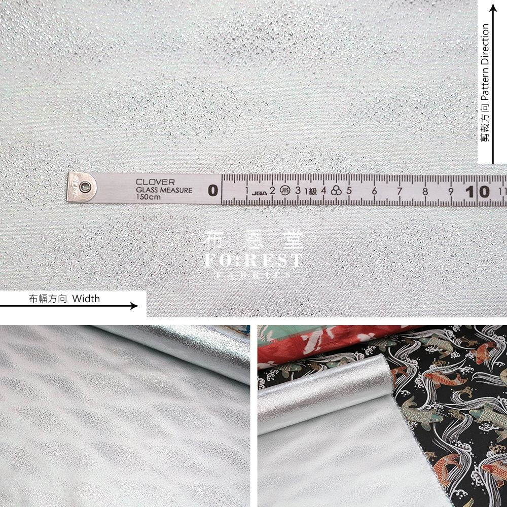 Gold Brocade - Traditional Fabric Sliver Polyester