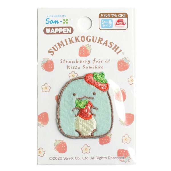 Iron On Patches - Strawberry Dinosaur 角落生物 熨貼 - FO:REST Fabric 布恩堂Liberty fabrictana lawnjapanese fabricykk zipper
