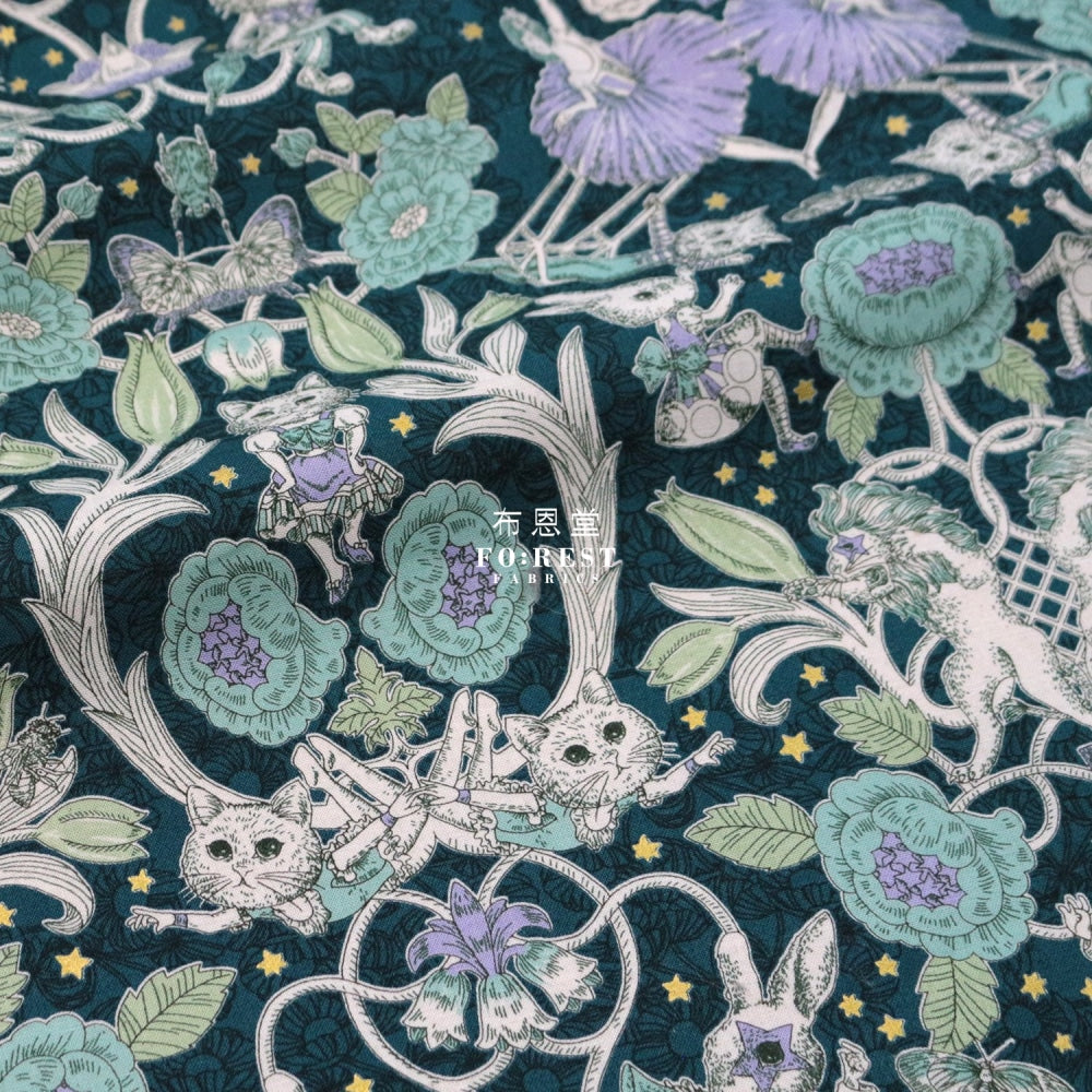 Jolifleur - Cotton Showtime Fabric Moss