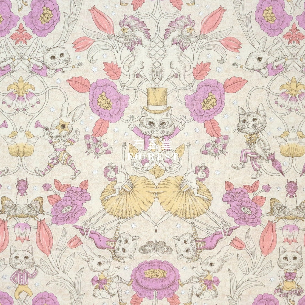 Jolifleur - Cotton Showtime Fabric Natural