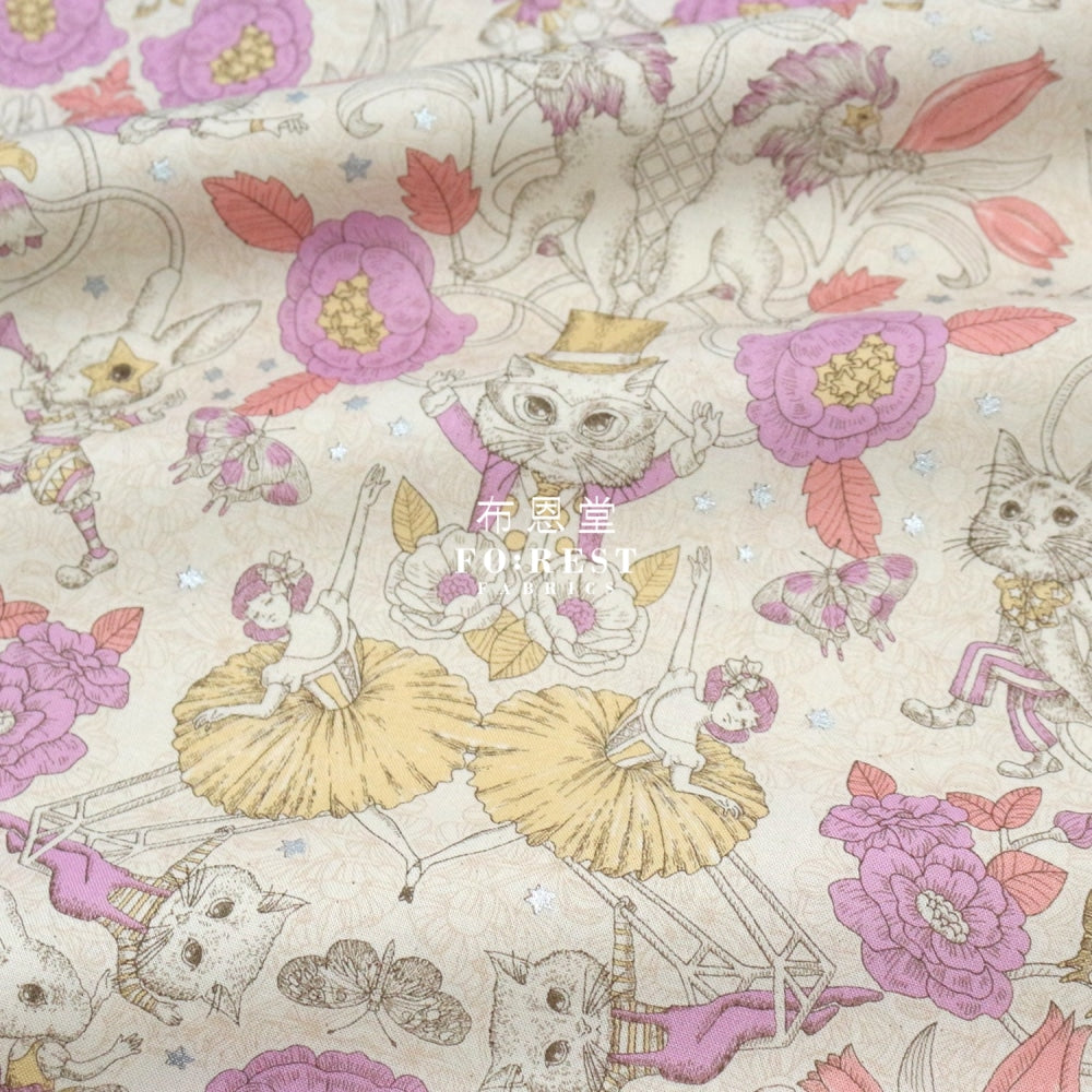 Jolifleur - Cotton Showtime Fabric Natural