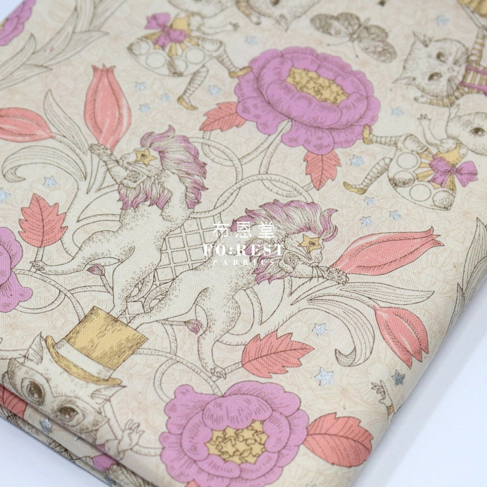 Jolifleur - Cotton Showtime Fabric Natural