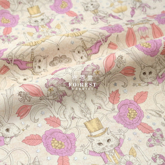 Jolifleur - Cotton Showtime Fabric Natural
