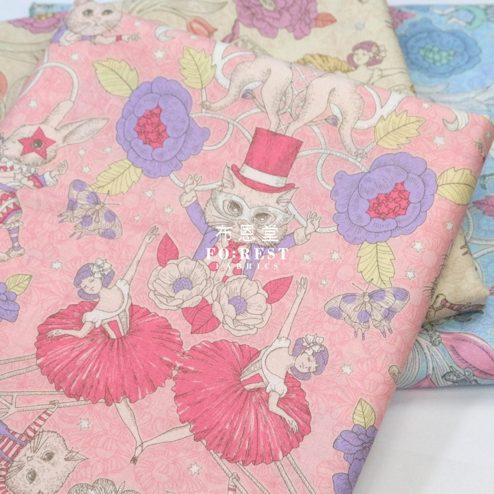 Jolifleur - Cotton Showtime Fabric Strawberry Fabric