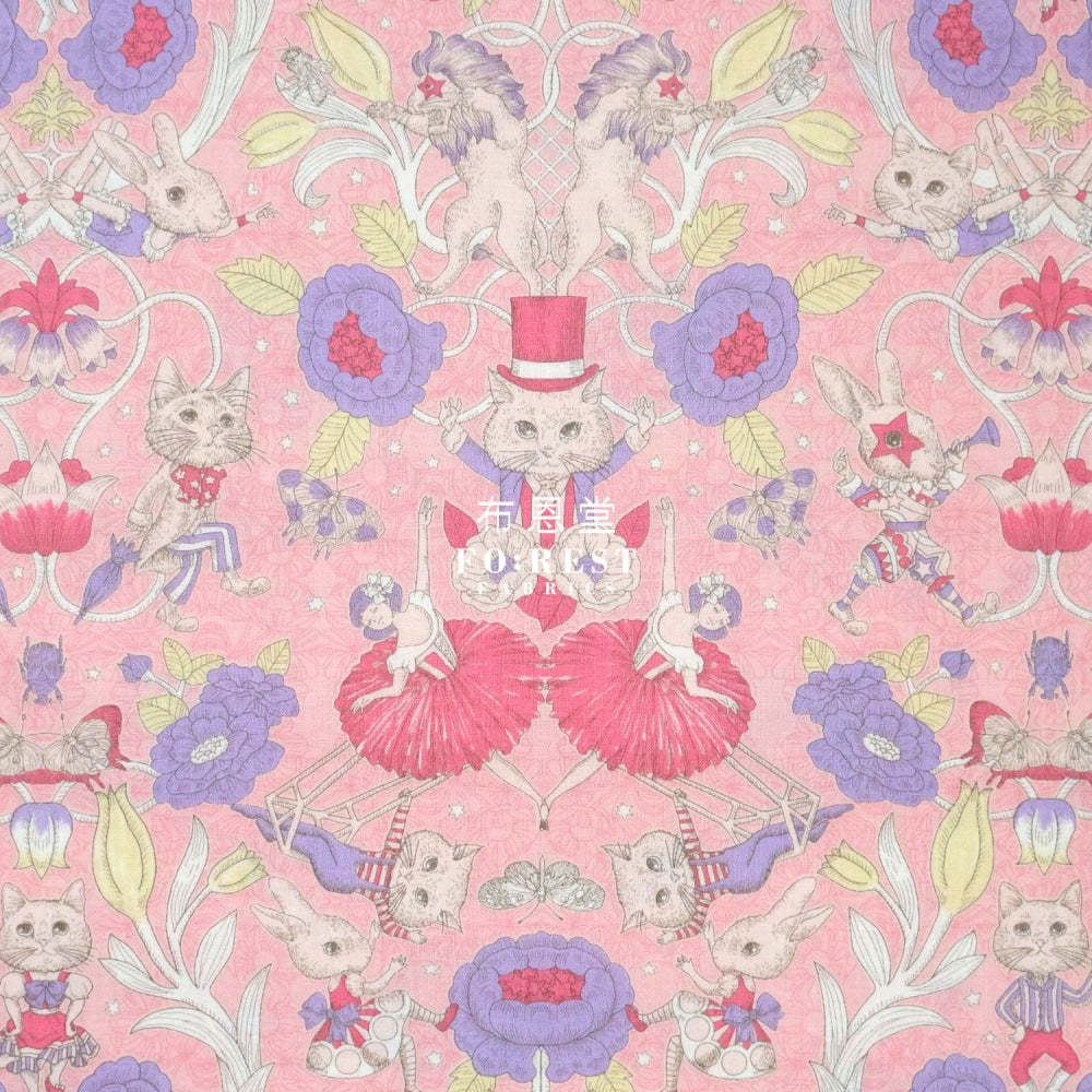 Jolifleur - Cotton Showtime Fabric Strawberry Fabric