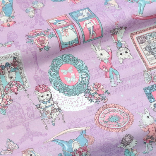 Jolifleur - Cotton Teaparty Lt.purple Fabric