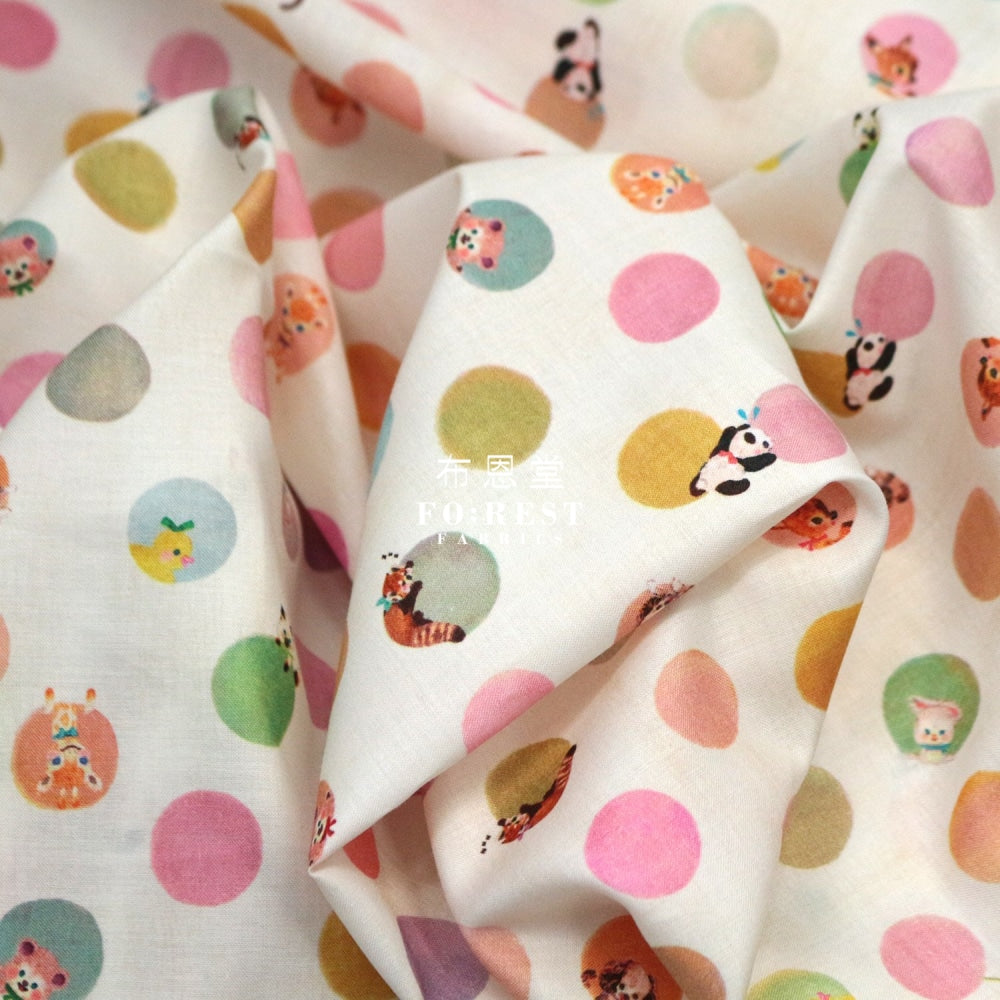 Lawn - Circle Of Life Fabric Milky Cotton Lawn