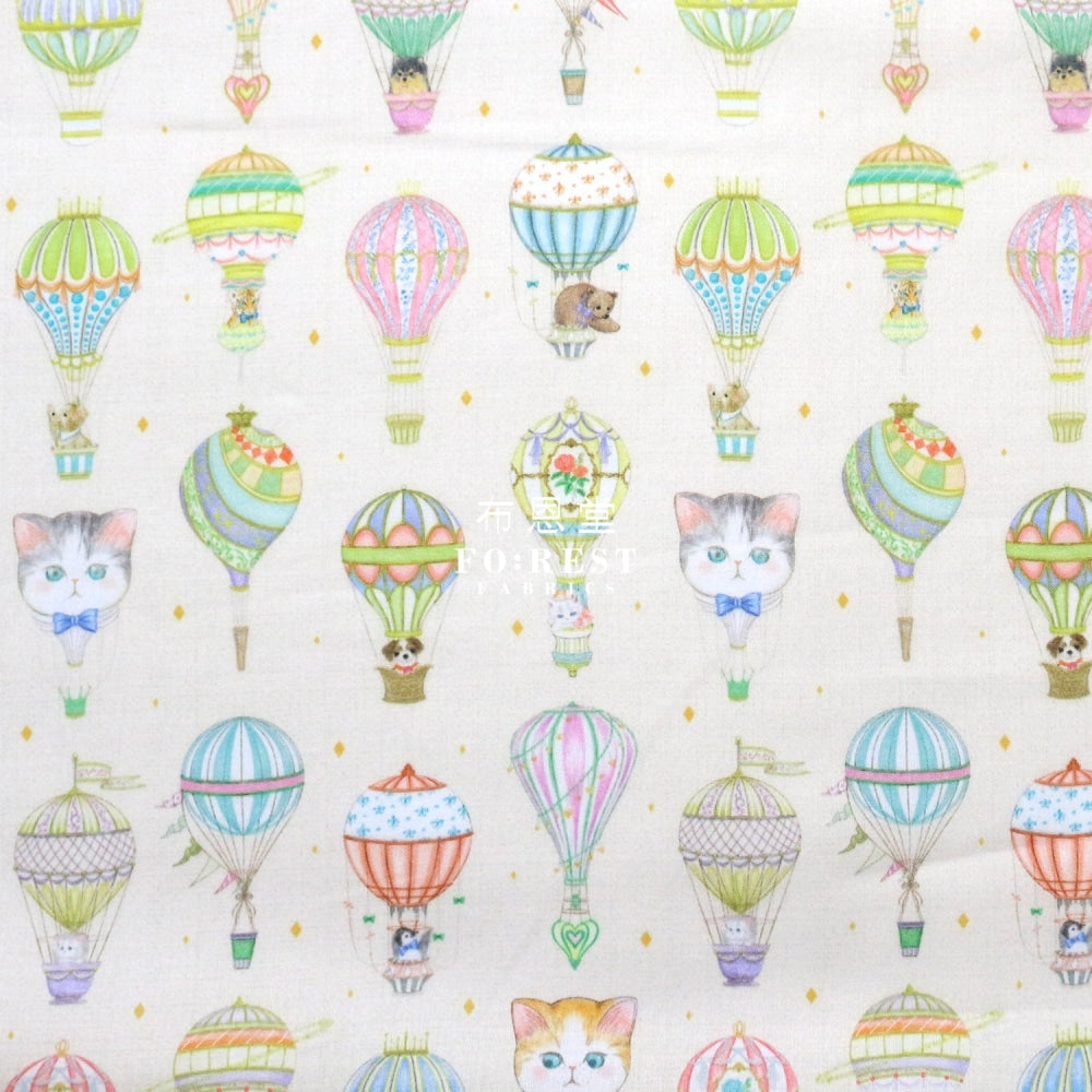 Lawn - Journey Fabric Cream Cotton Lawn