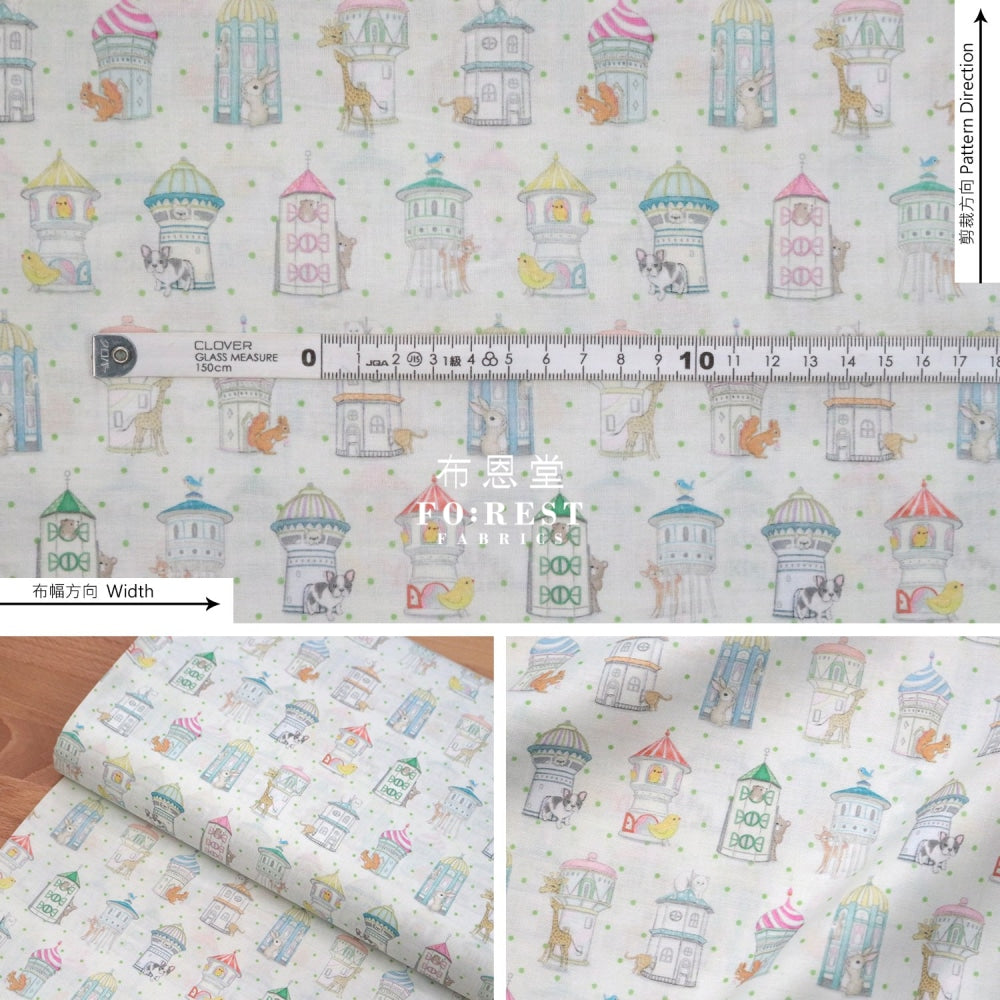Lawn - Yukiemon House Fabric Milky Cotton Lawn