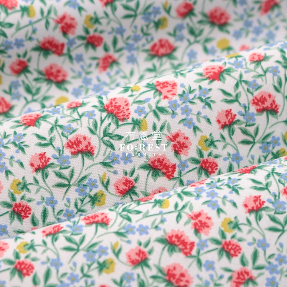 Liberty Of London (Cotton Poplin Fabric) - Canyon Clover Cotton Piccadilly