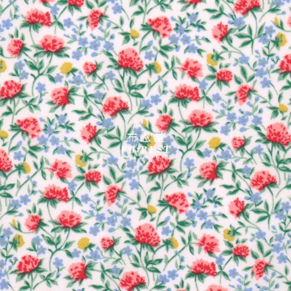 Liberty of London (Cotton Poplin Fabric) - Canyon Clover - FO:REST Fabric 布恩堂Liberty fabrictana lawnjapanese fabricykk zipper