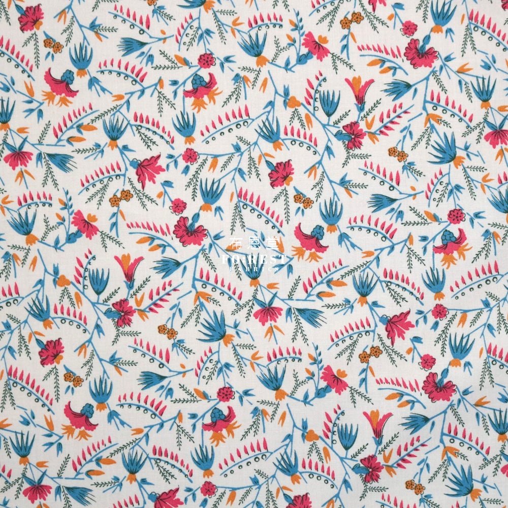 Liberty of London (Cotton Poplin Fabric) - Firefly Floral - FO:REST Fabric 布恩堂Liberty fabrictana lawnjapanese fabricykk zipper