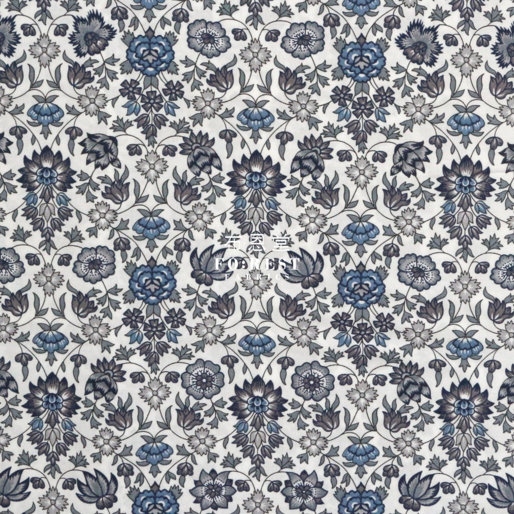 Liberty Of London (Cotton Poplin Fabric) - Palampore Trail Cotton Piccadilly