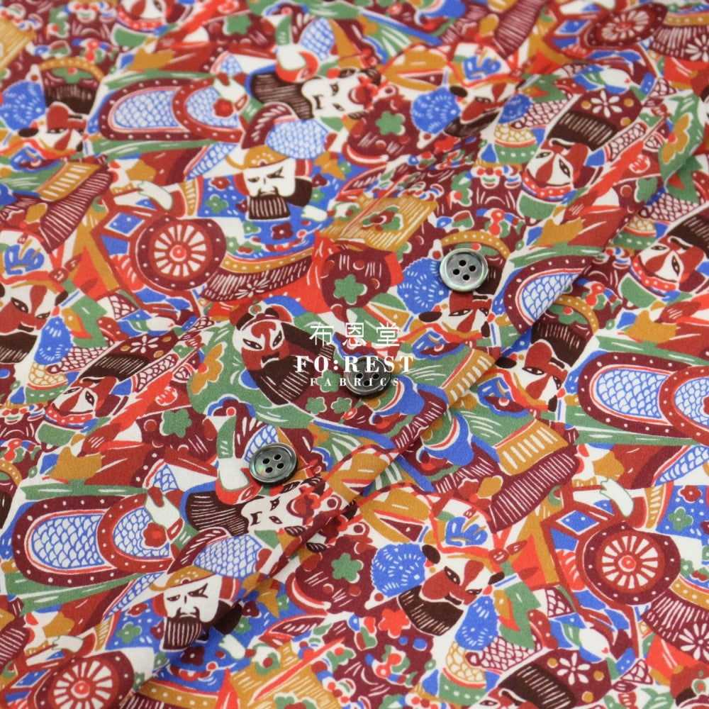 Liberty Of London (Cotton Tana Lawn Fabric) - Amandas Opera Red Cotton