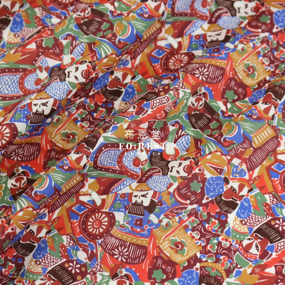 Liberty Of London (Cotton Tana Lawn Fabric) - Amandas Opera Red Cotton