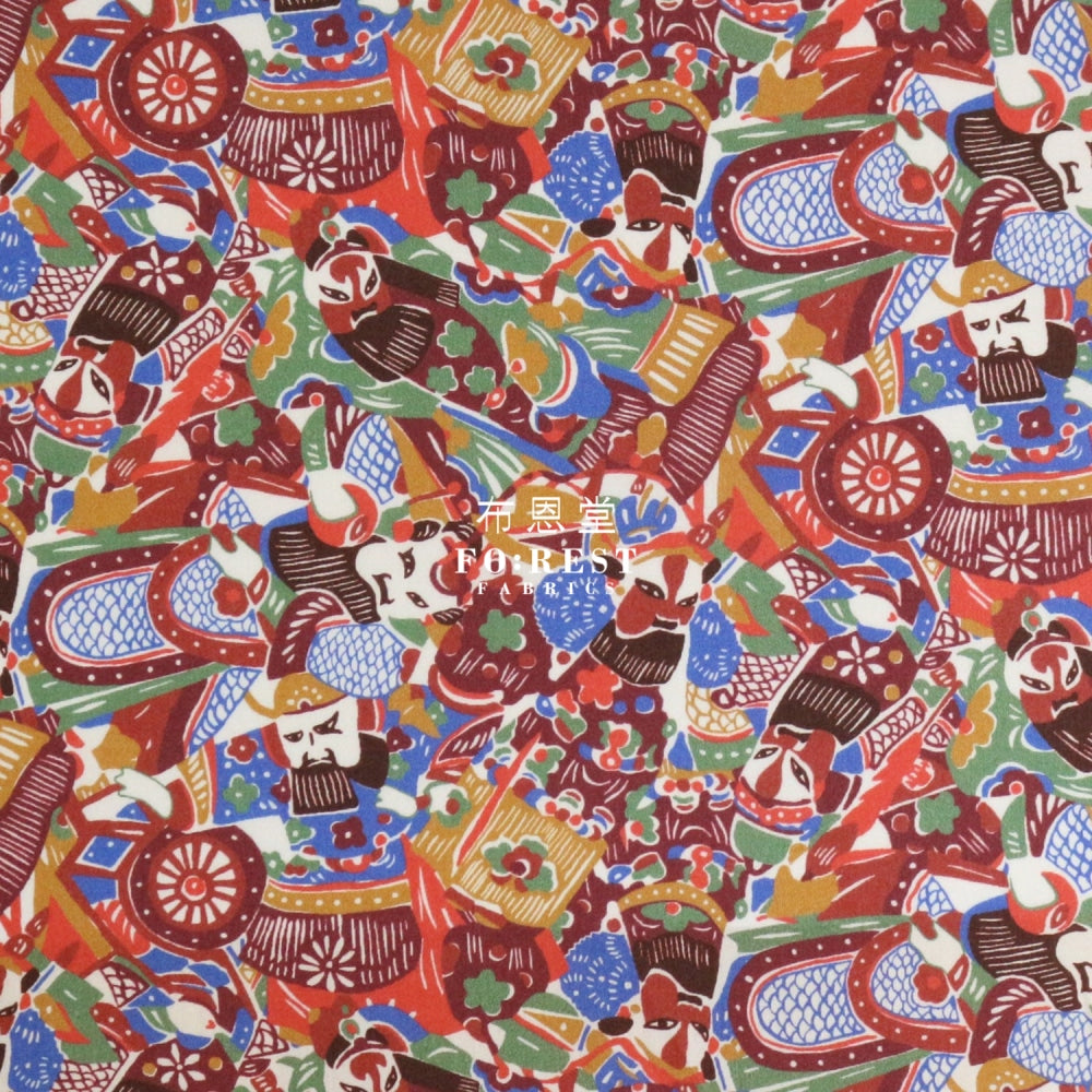 Liberty Of London (Cotton Tana Lawn Fabric) - Amandas Opera Red Cotton